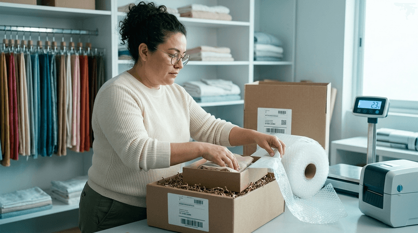 Ilustración sobre cómo evitar que tu pedido llegue dañado en ecommerce — Cómo evitar que tu pedido llegue dañado en ecommerce Ilustración sobre cómo evitar que tu pedido llegue dañado en ecommerce — Cómo evitar que tu pedido llegue dañado en ecommerce
